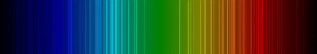 Koperspectrum zichtbaar licht
